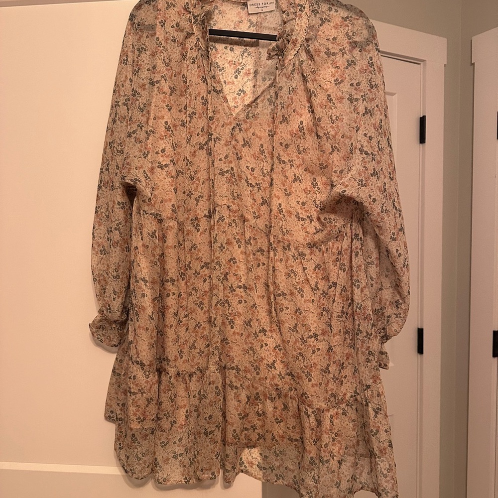 Floral Chiffon Dress
